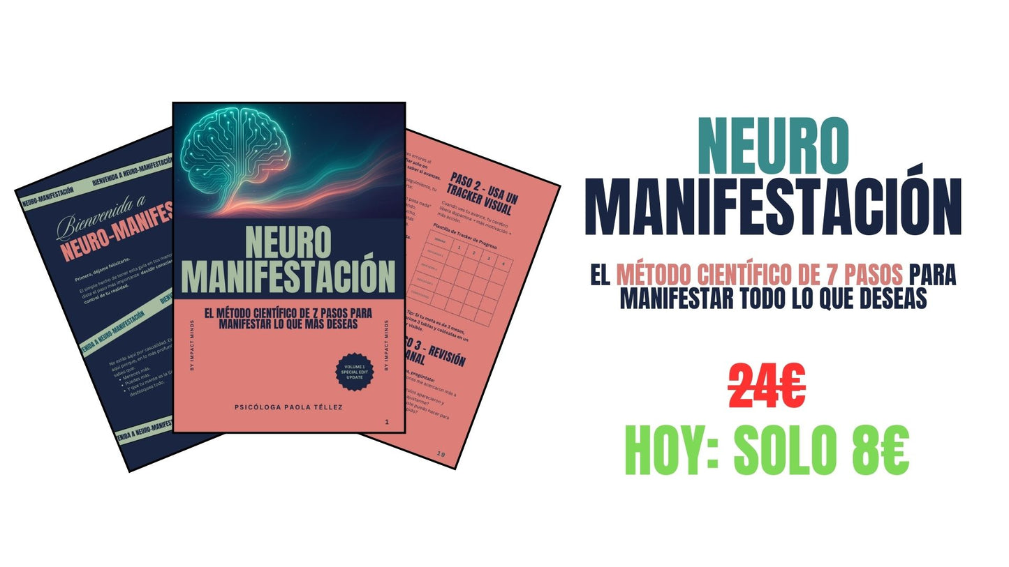 Neuro-Manifestación: Los 7 pasos exactos para reprogramar tu mente y crear la realidad de tus sueños.