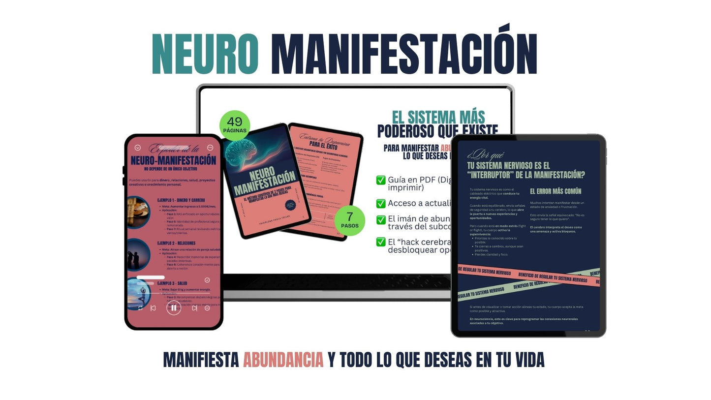 Neuro-Manifestación: Los 7 pasos exactos para reprogramar tu mente y crear la realidad de tus sueños.